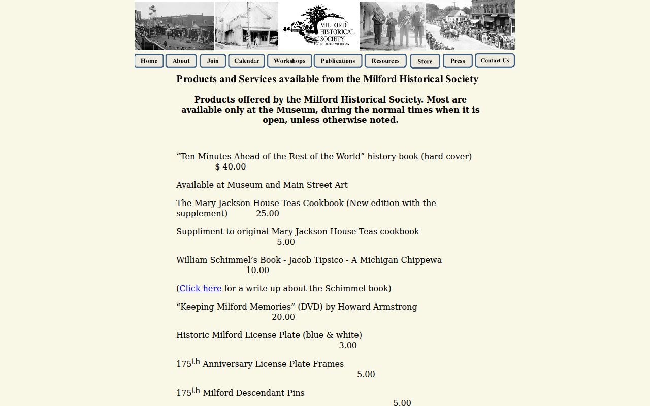 Milford previous residents house-history research service